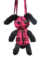 Taška Dead Cute Bunny - Pink Check