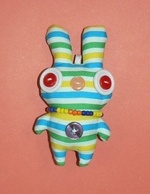 Mini Monster - Zeleno-modrý králíček