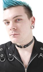 Gotický obojek pánský