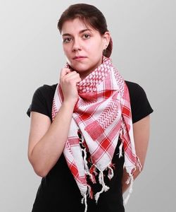 Šátek Arafat Palestina červeno-bílý