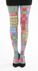 Punčocháče barevné - Relax Tartan
