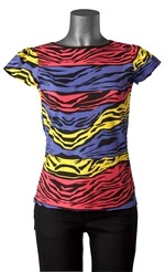 Punkový top dámský Multi Tiger