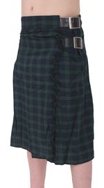Sukně pánská krátká - kilt modro-zelená kostka