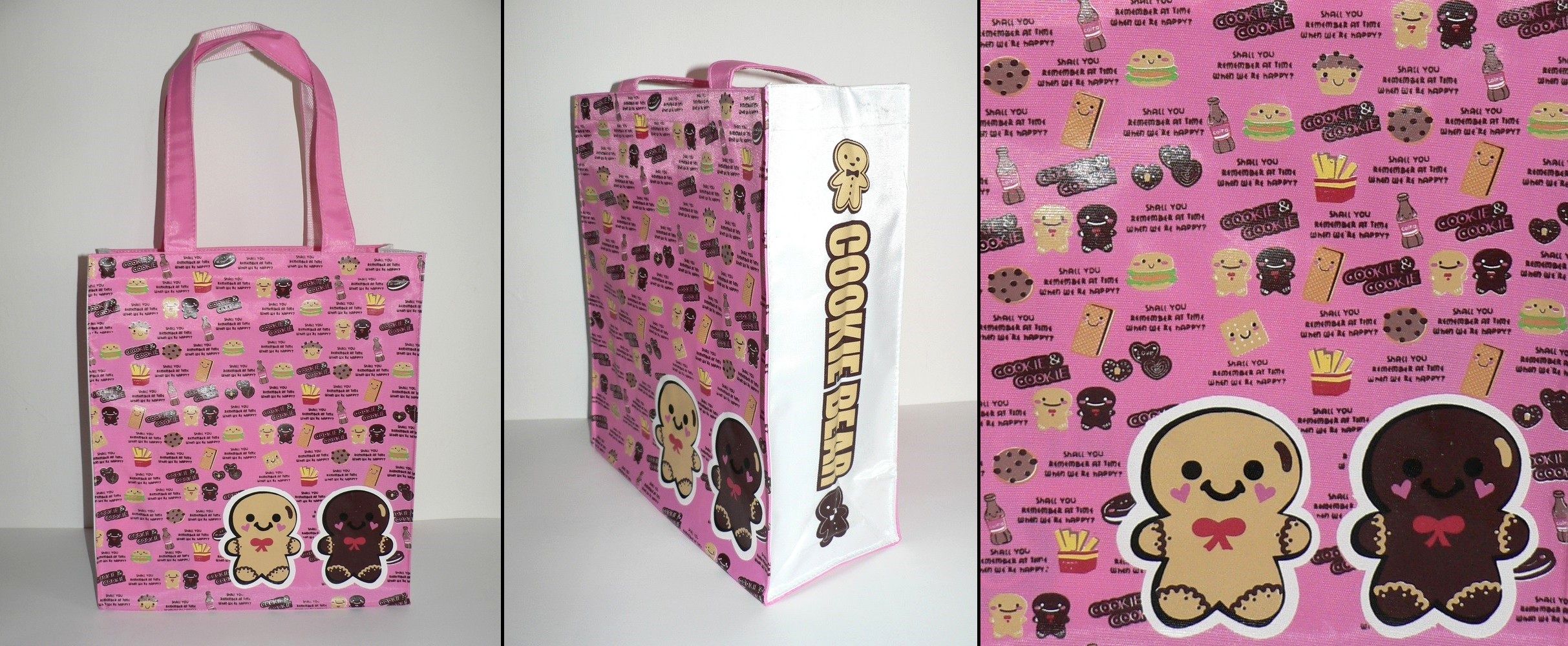 Taška Cookie Bear růžová