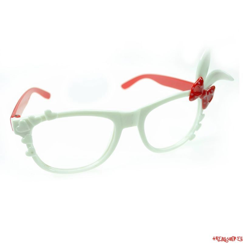 Brýle Bunny bílo-červené