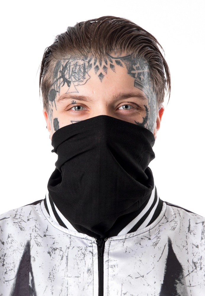 Šátek multifunkční černý