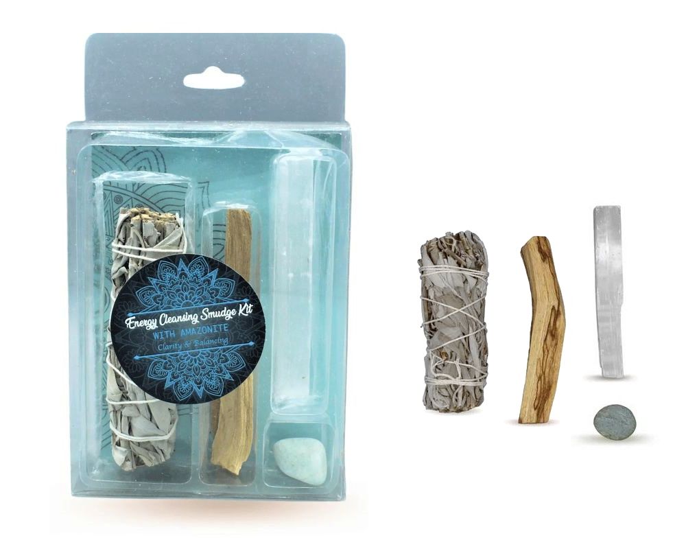 Vykuřovací set - Energetická očista s amazonitem