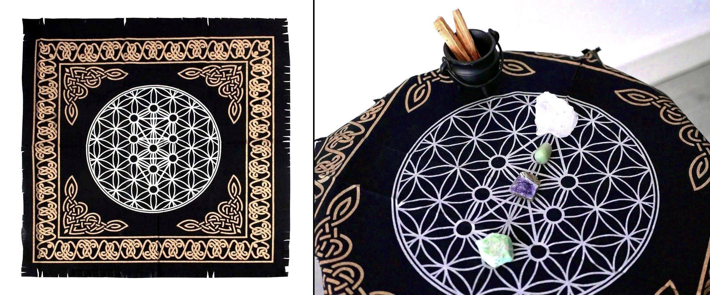 Oltářní ubrus Tree Of Life in Flower Of Life