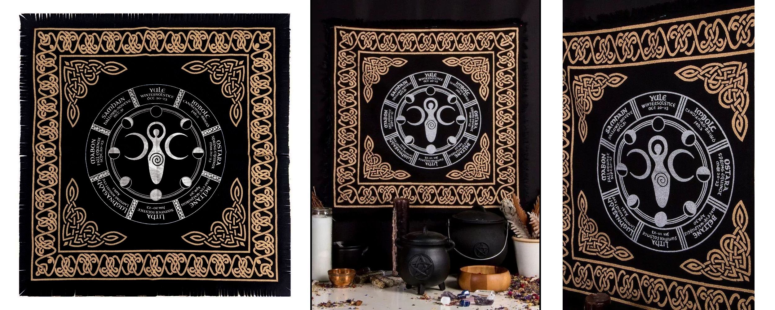 Oltářní ubrus Wheel Of The Year Goddess