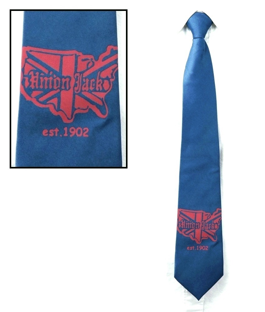 Kravata modrá Union Jack