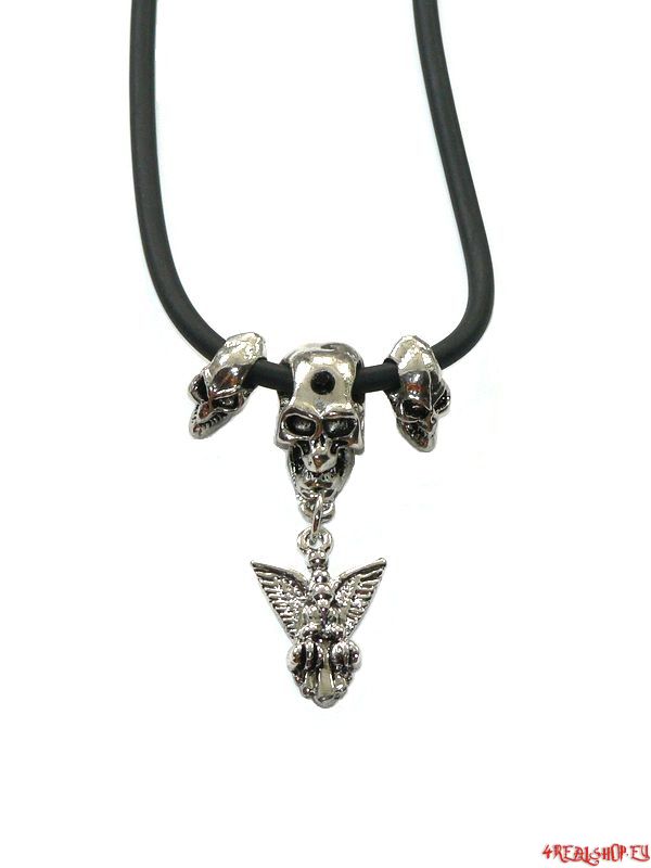 Přívěsek na šňůrce - Skull and Eagle