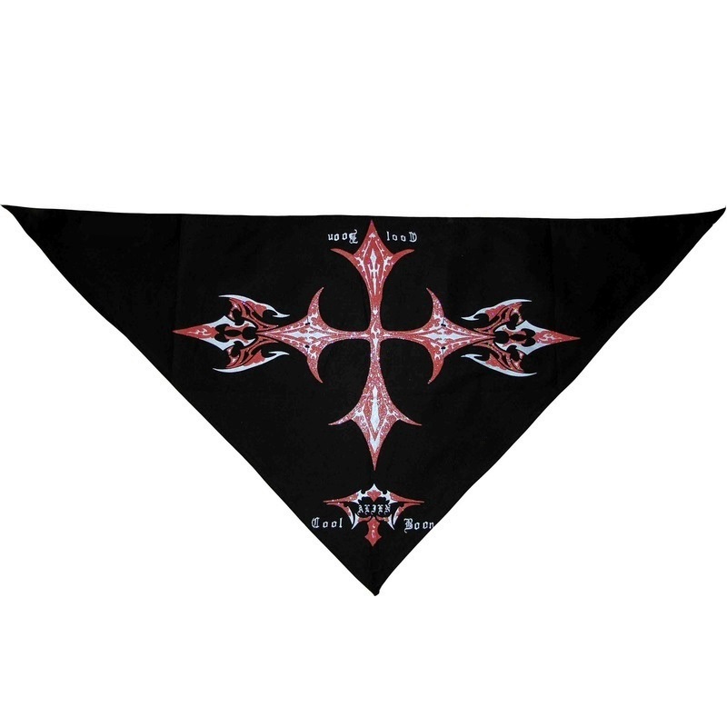 Šátek trojcípý Tribal Cross