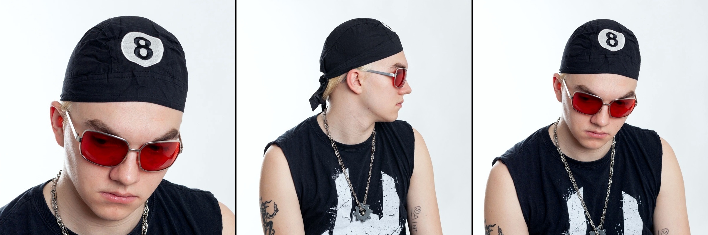Šátek na hlavu/čepička 8 Ball