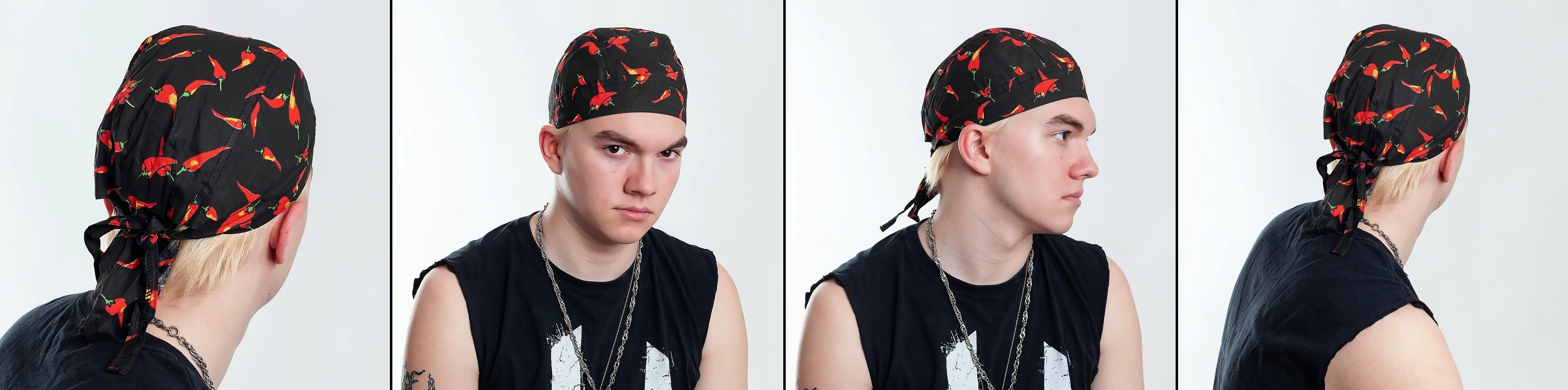 Šátek na hlavu/čepička Chilli Peppers