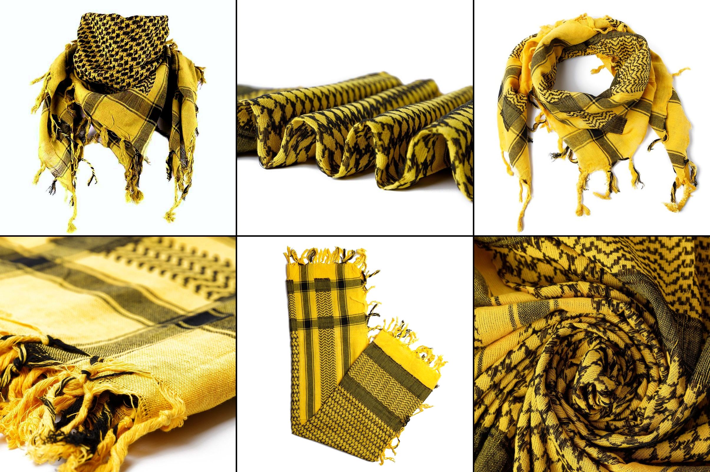 Šátek Arafat Palestina žlutý