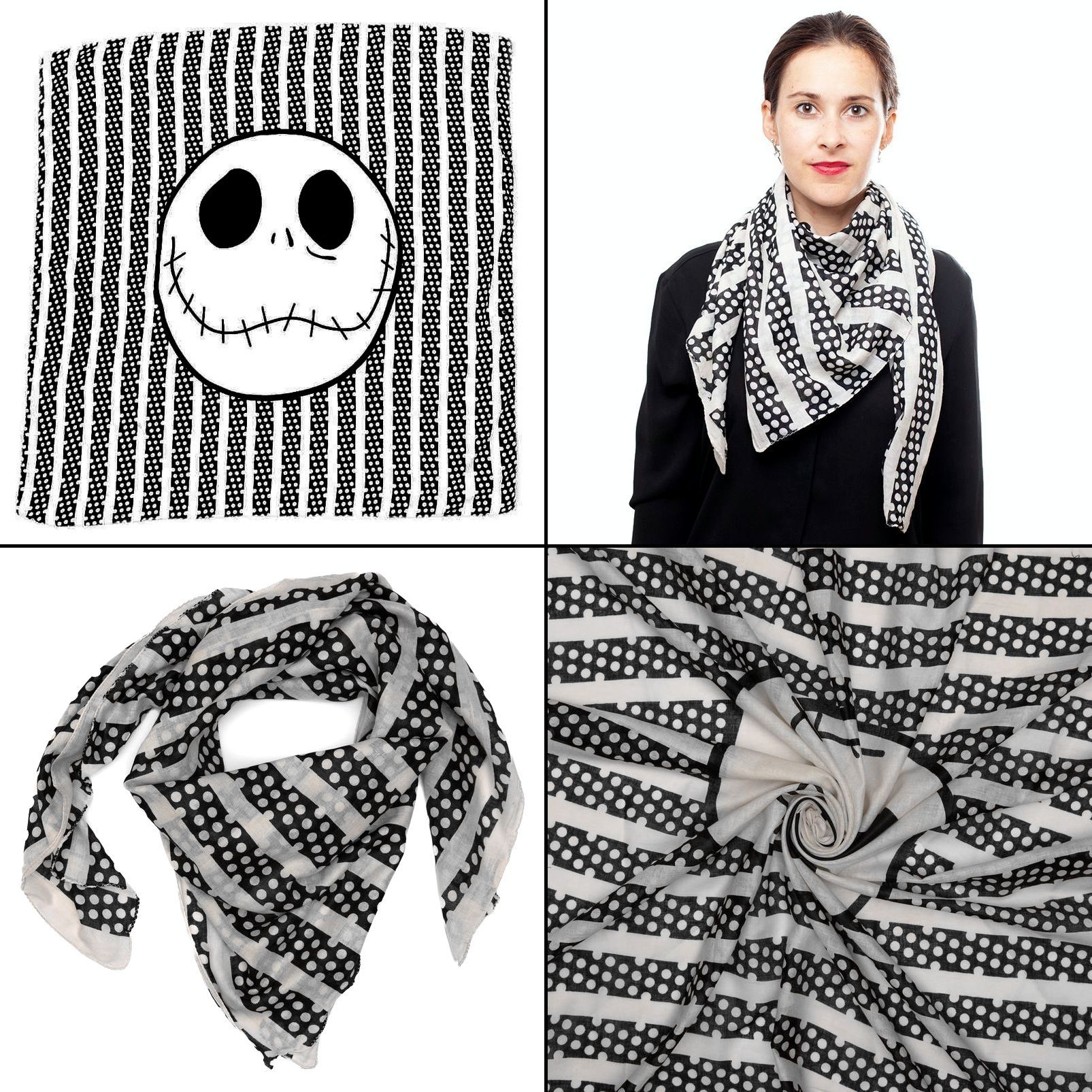 Šátek velký Jack Skellington