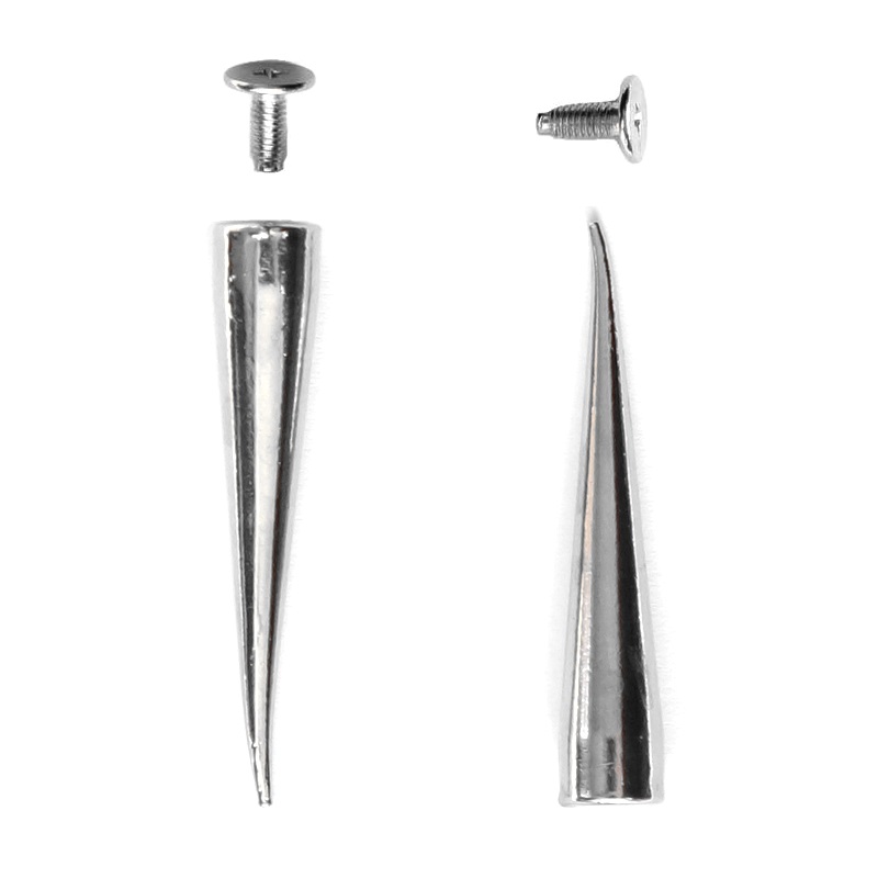 Hroty na oblečení - hrot kovový osten mírně zahlý