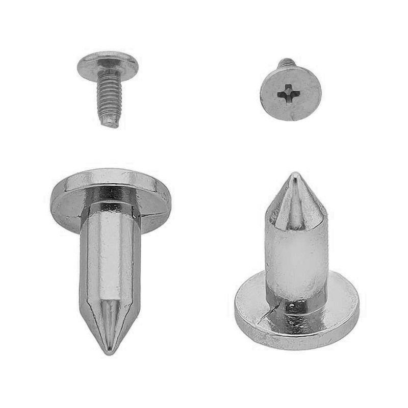 Hroty na oblečení - hrot kovový hřebík krátký