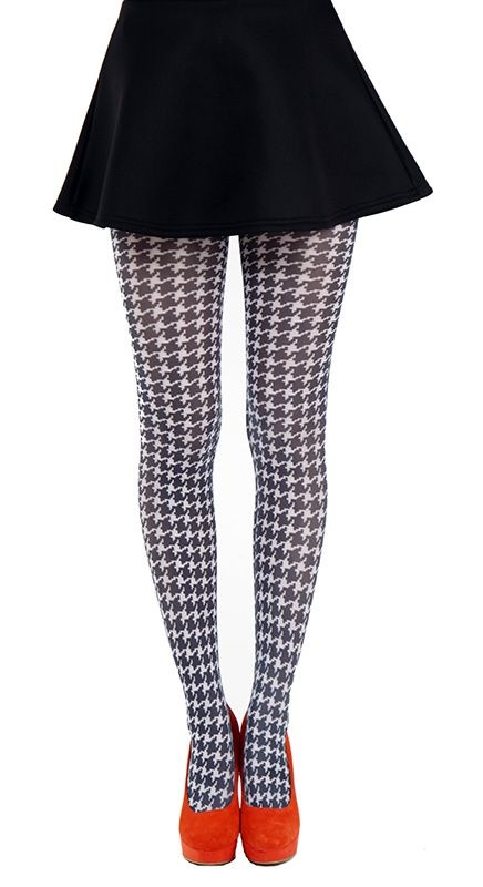 Punčocháče barevné - Small Dogtooth