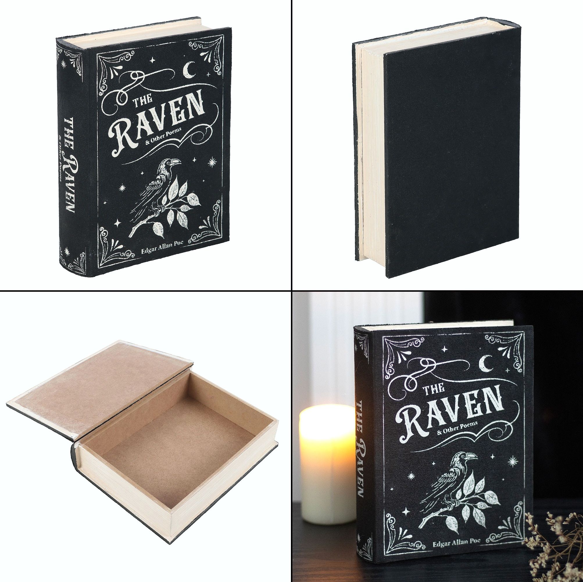 Úložný box kniha - The Raven