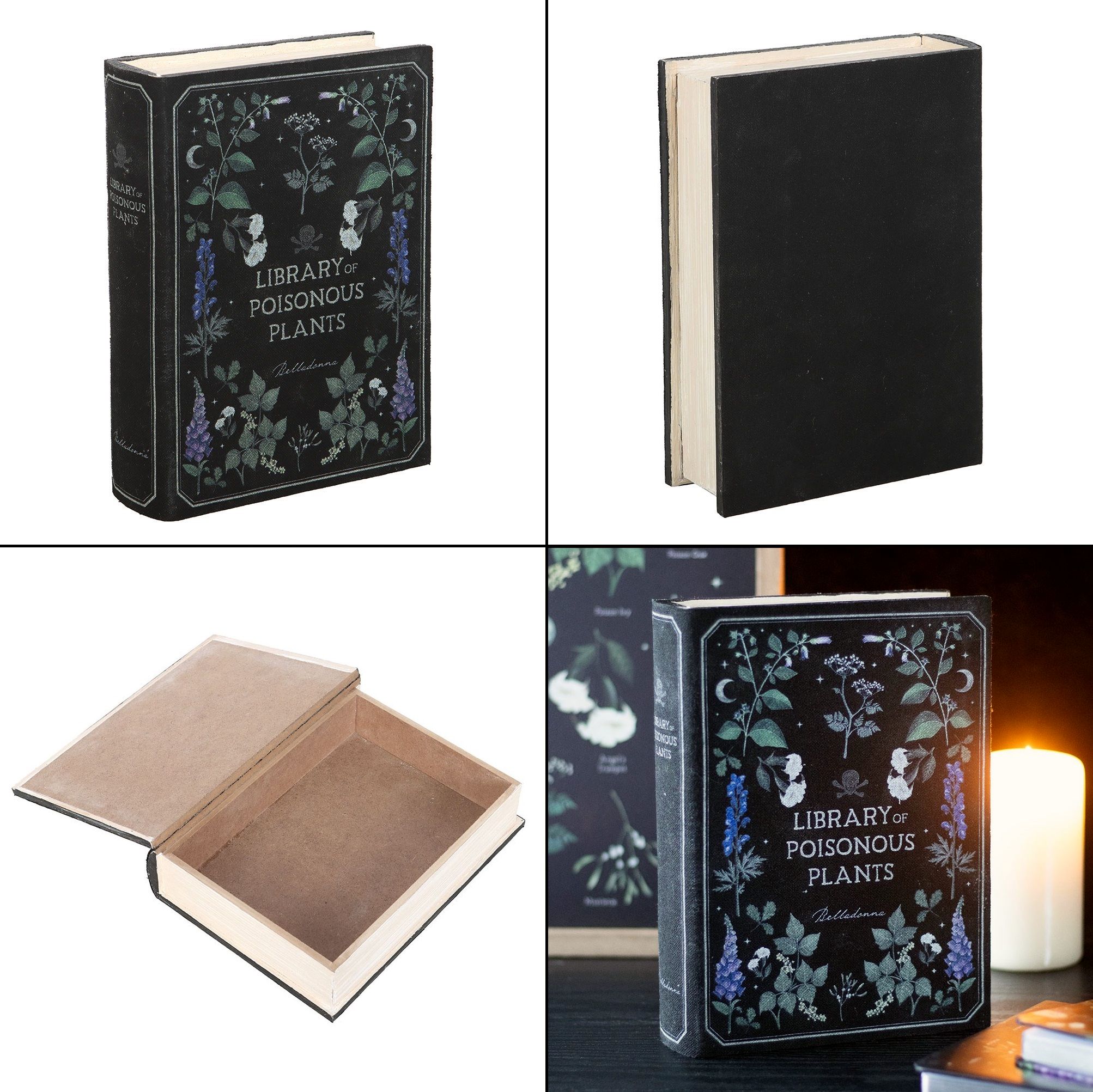 Úložný box kniha - Library Of Poisonous Plants 