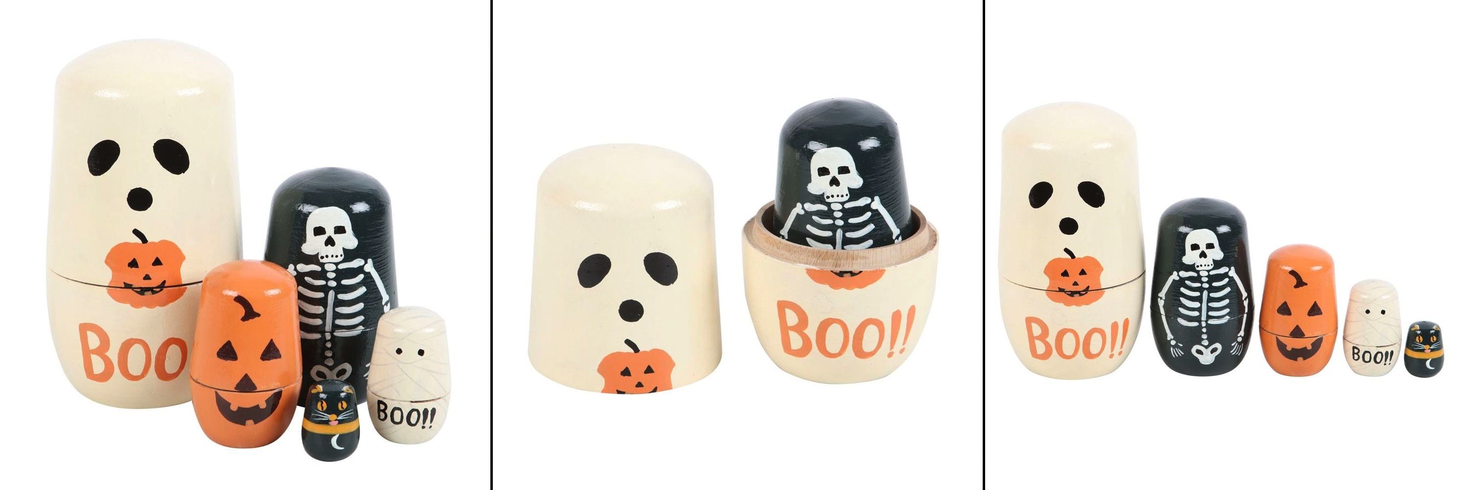 Dekorace - Matrjoška Halloween