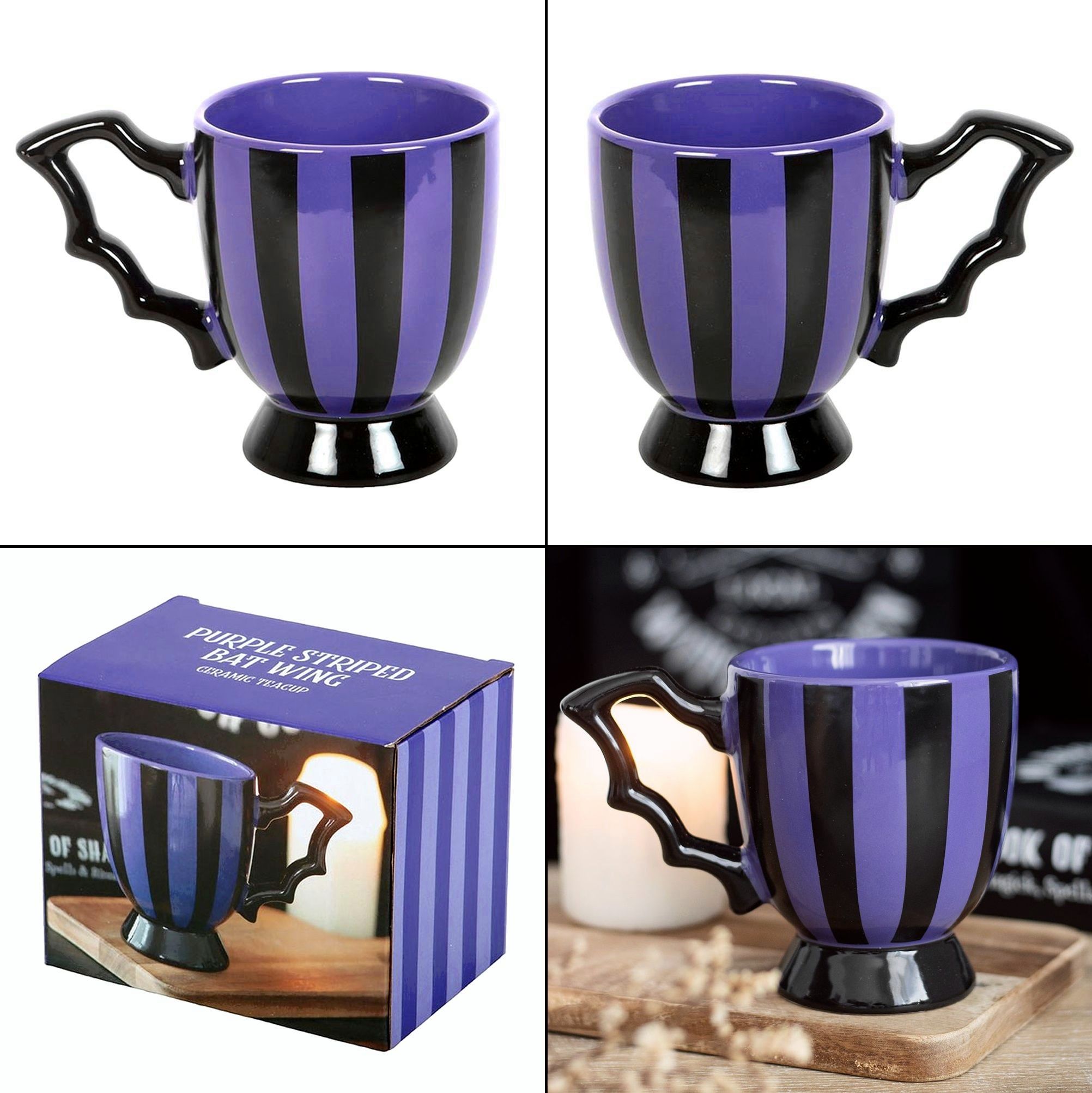 Hrnek - Purple Striped Bat Wing