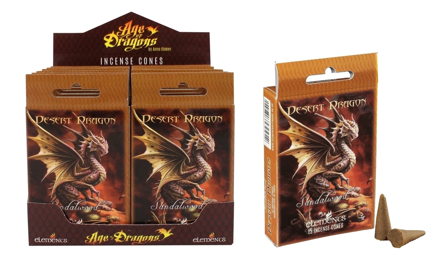 Vonné kužely Anne Stokes - Desert Dragon