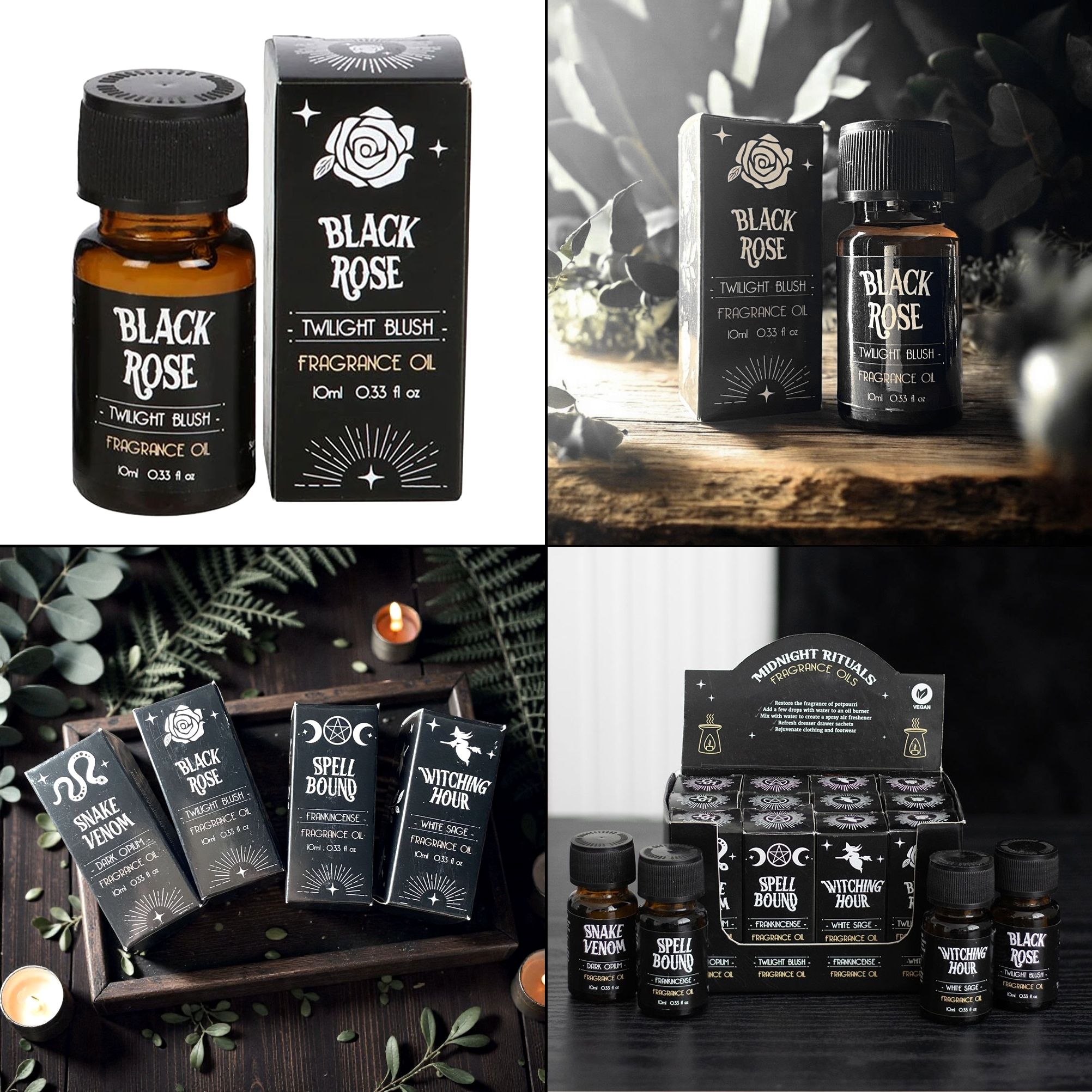 Vonný olej Midnight Rituals - Black Rose