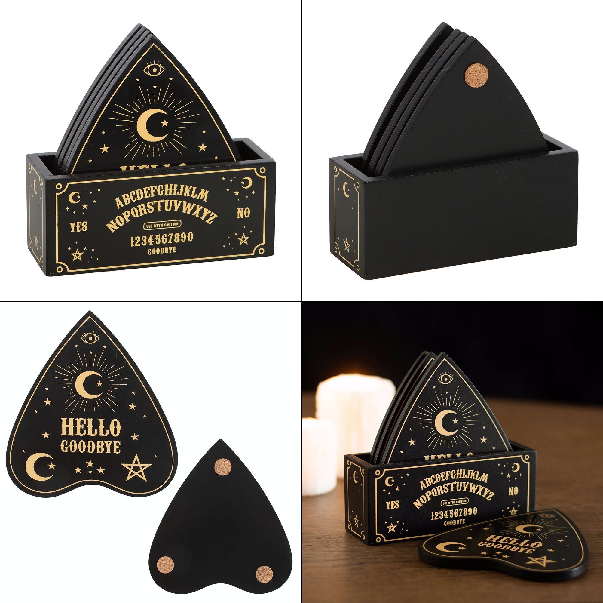 Podtácky s držákem - Talking Board Planchette