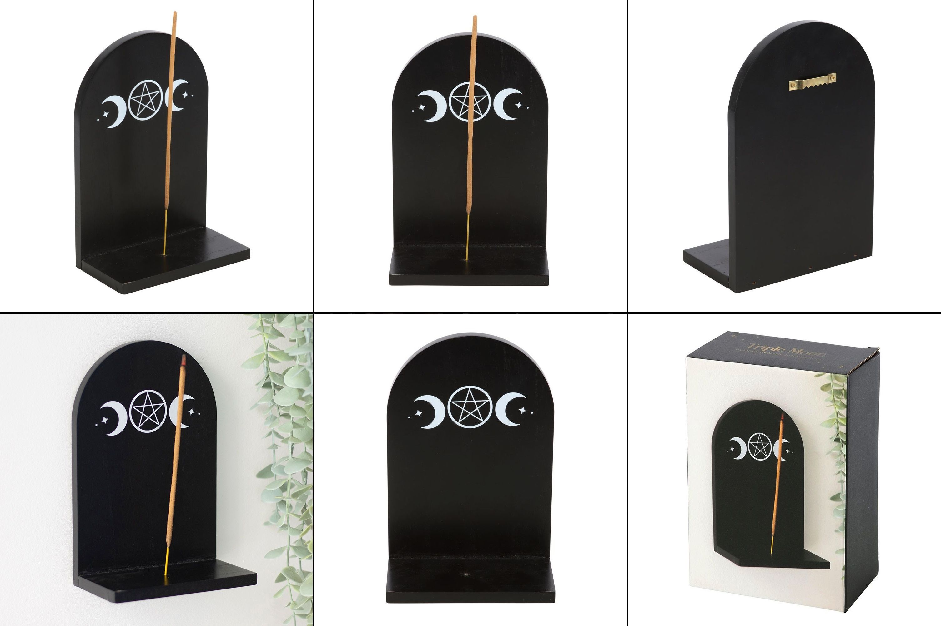 Polička na vonné tyčinky - Triple Moon