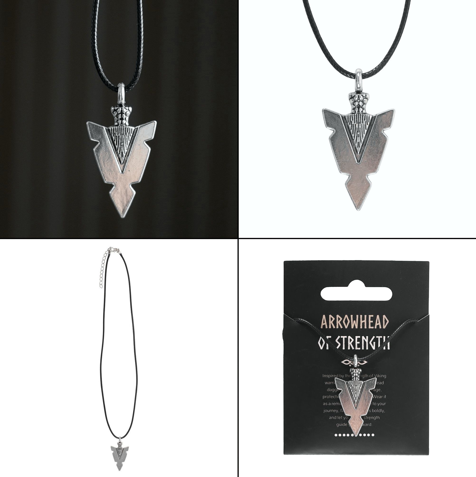 Přívěsek se šňůrkou - vikingský šíp síly