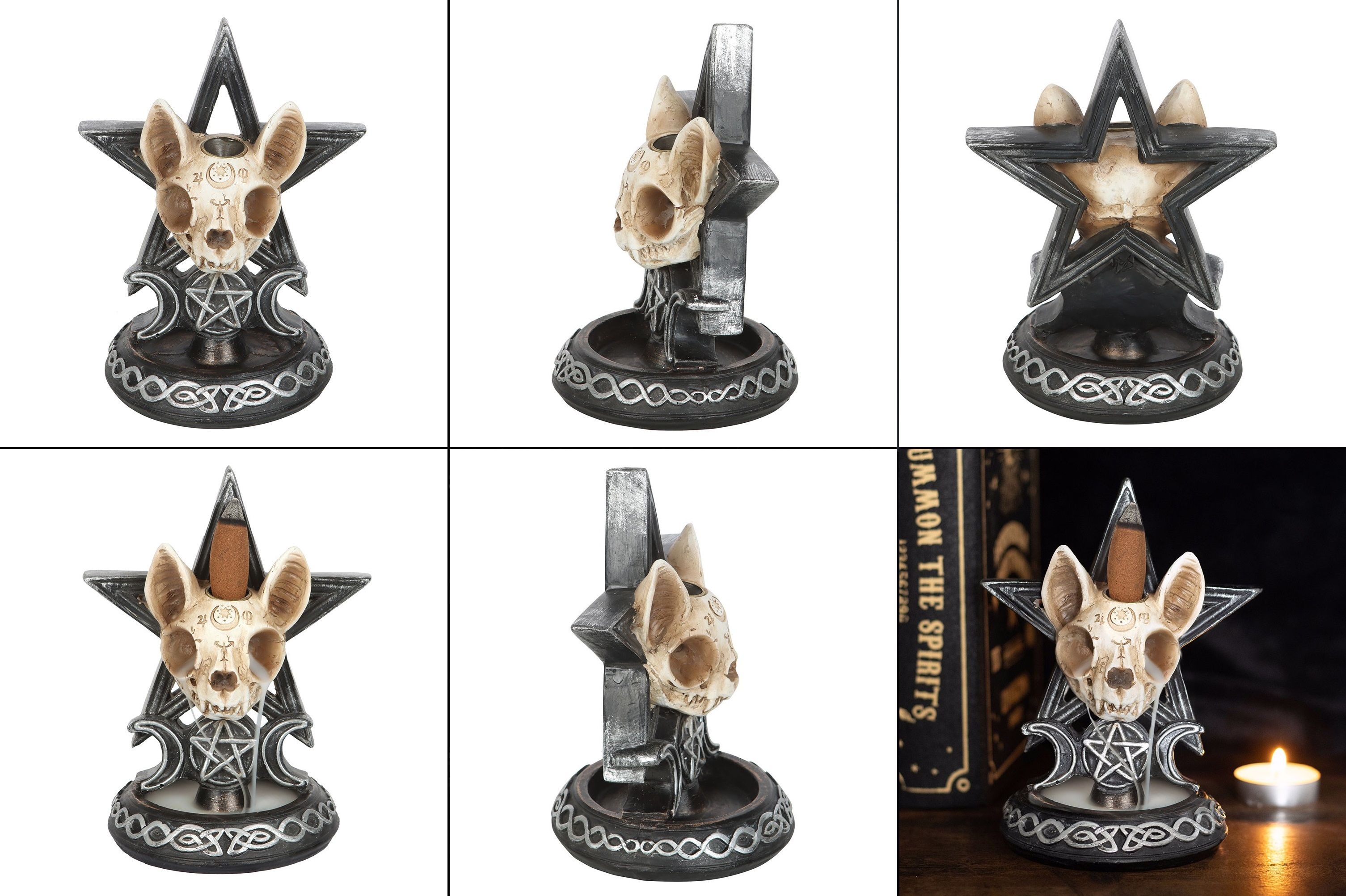 Stojánek na vonné kužely - Ouija Cat Backflow