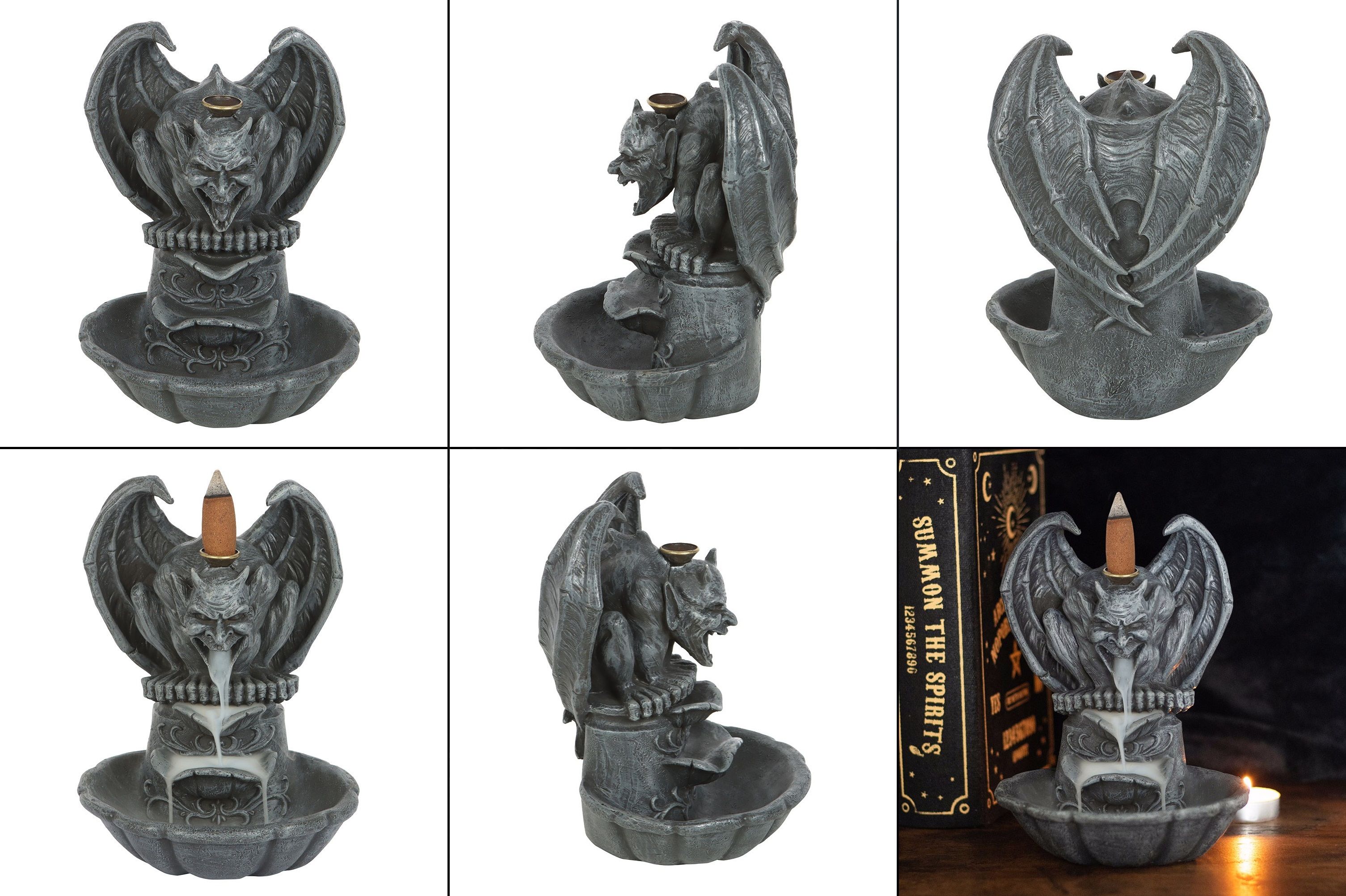 Stojánek na vonné kužely - Gargoyle Backflow