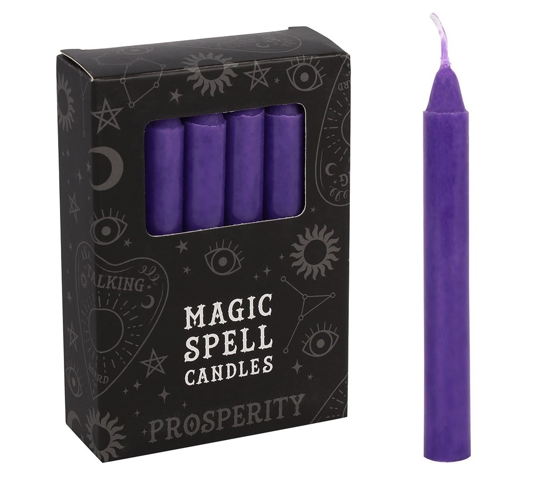 Svíčky fialové Magic Spell - Prosperity