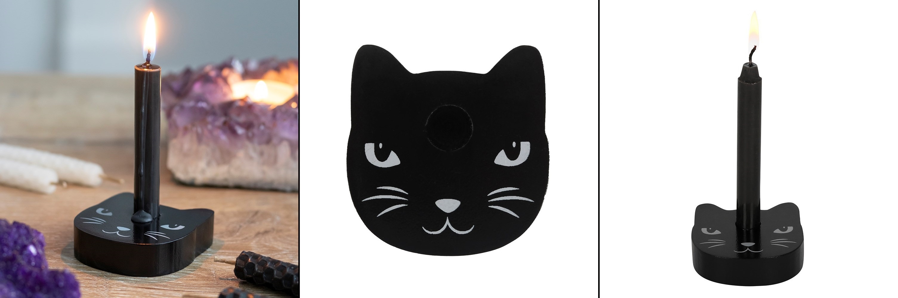 Držák na svíčku Magic Spell - Black Cat