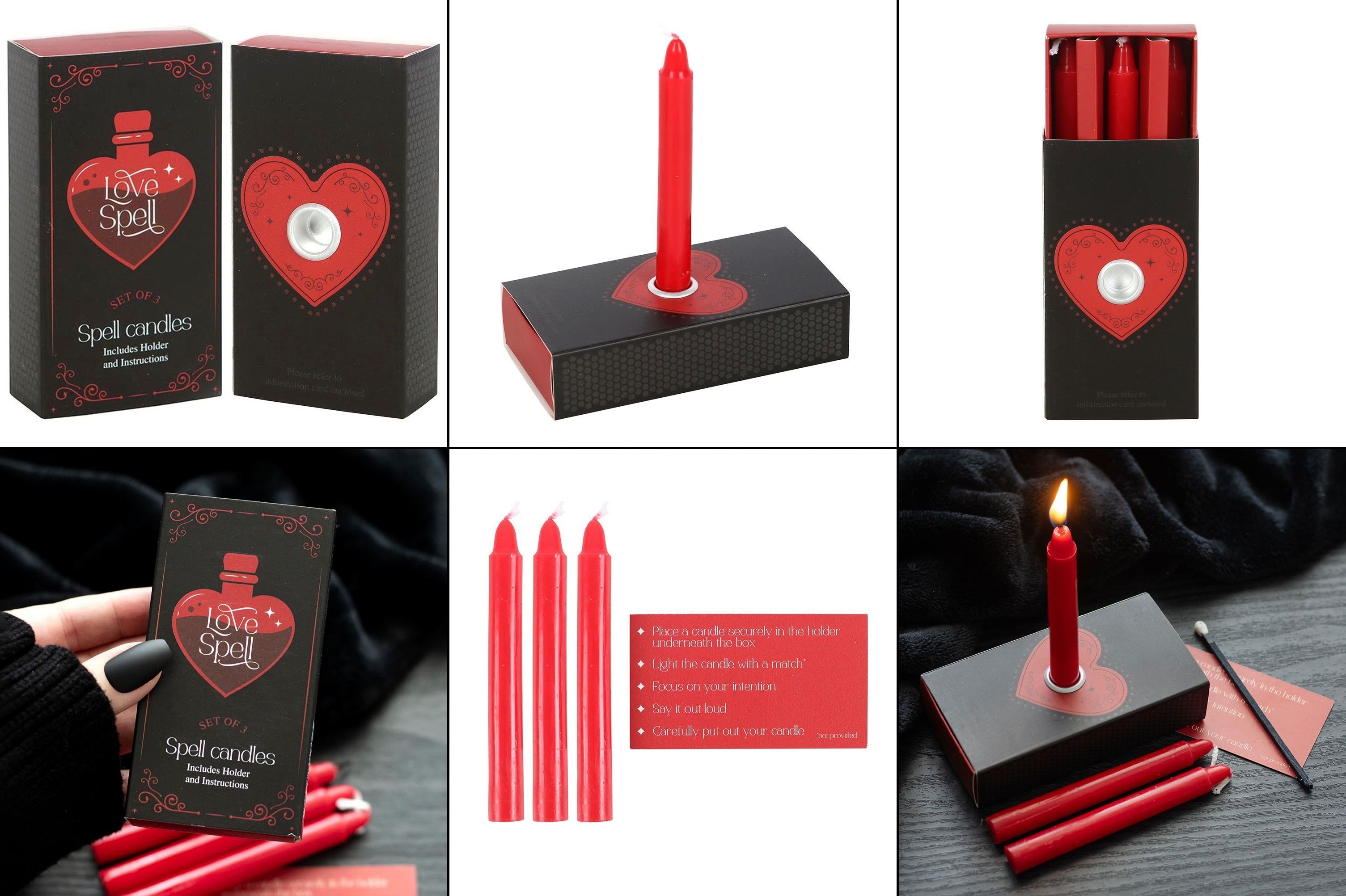 Svíčky červené - Love Spell