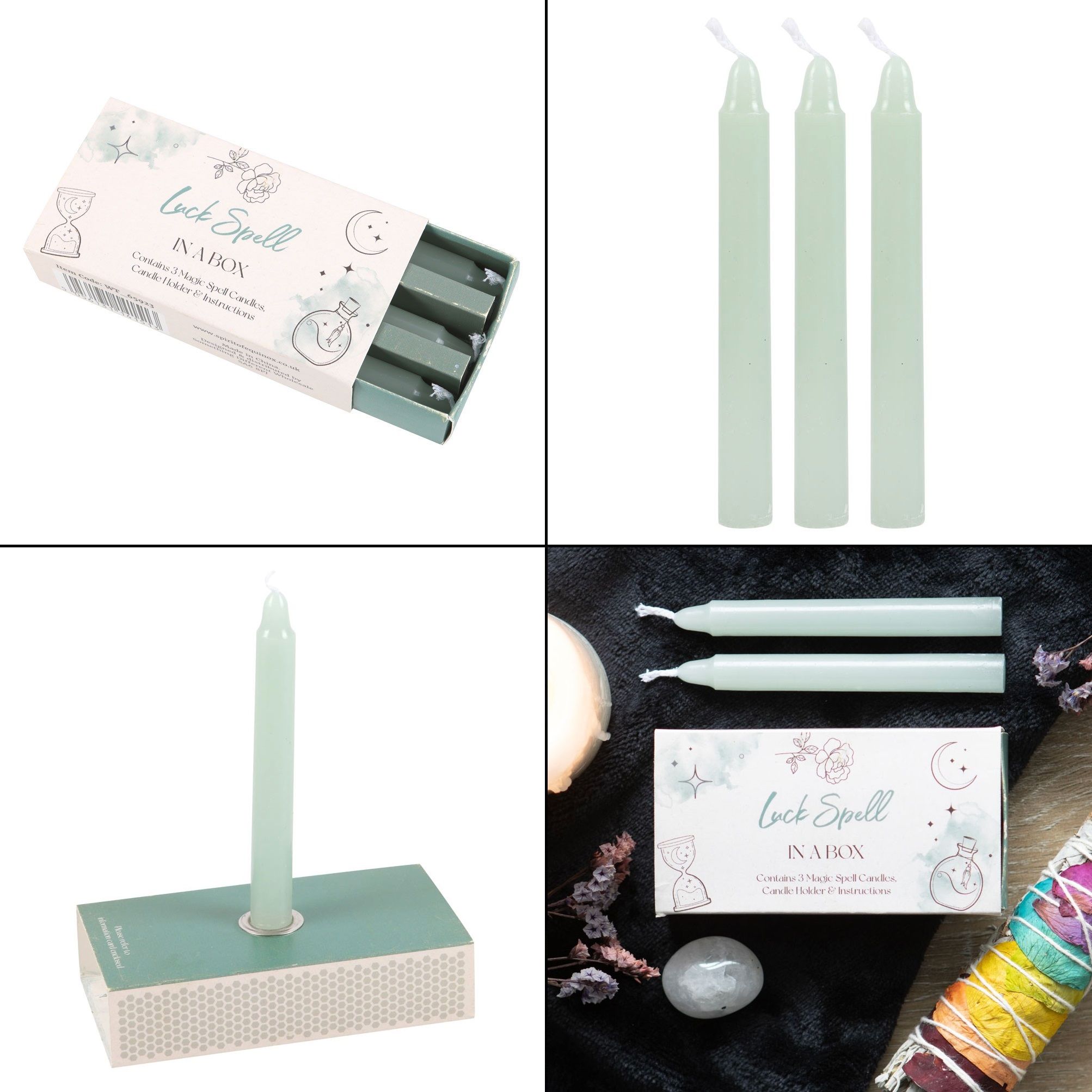 Svíčky zelené - Luck Spell