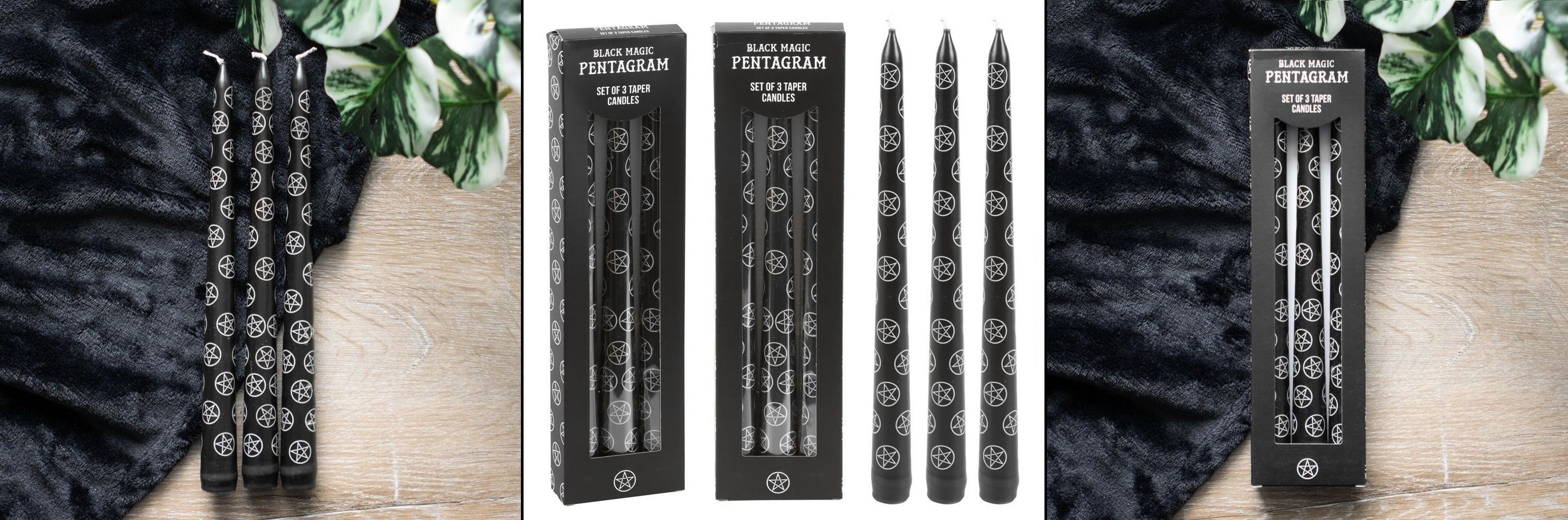 Svíčky Black Magic - Pentagram