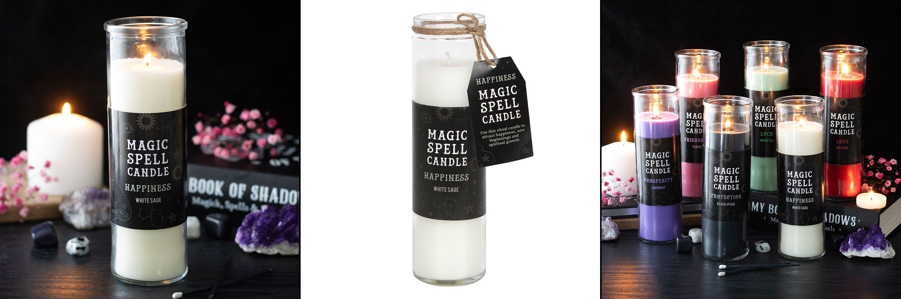 Svíčka vonná ve skle Magic Spell - Happiness