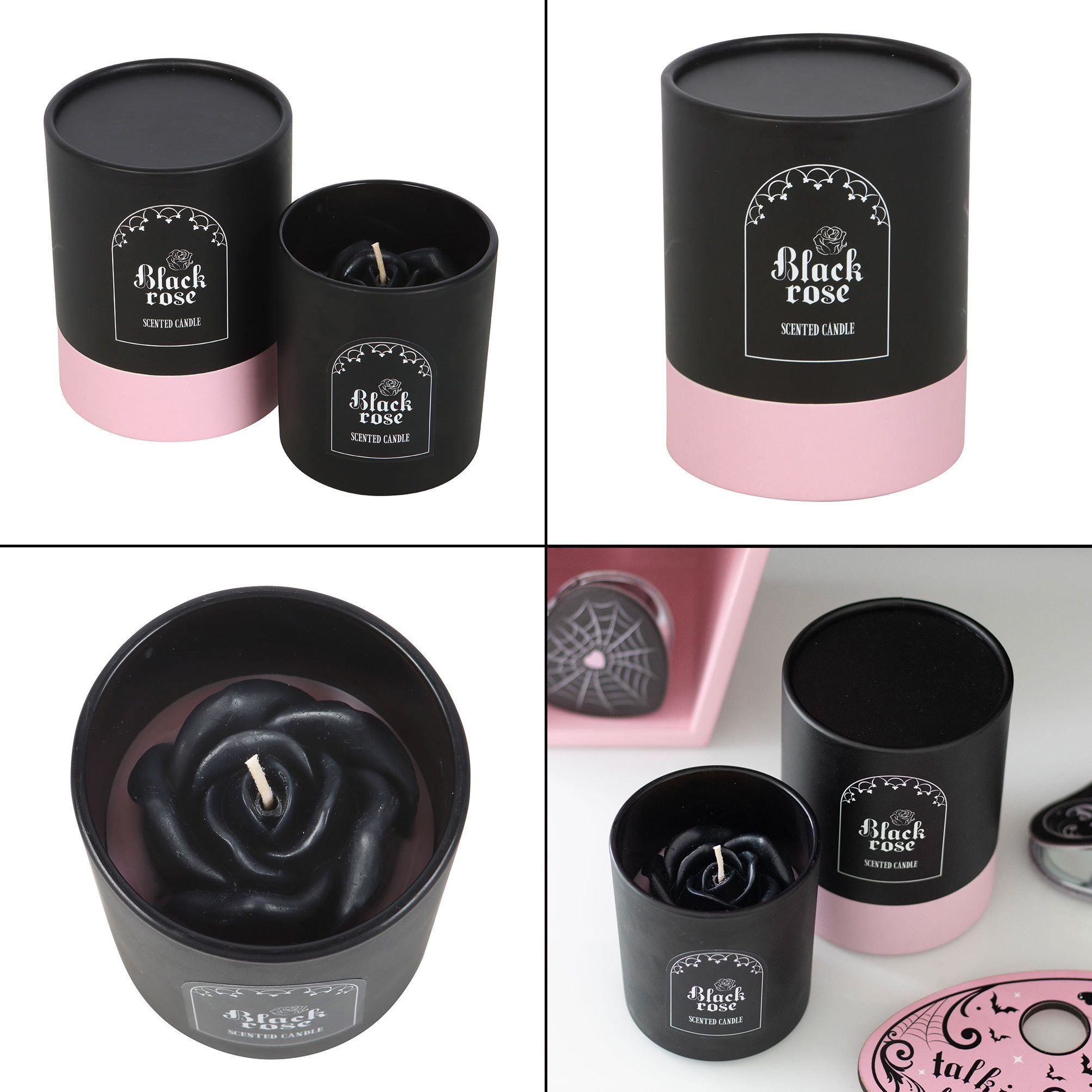 Svíčka vonná - Black Rose 3D