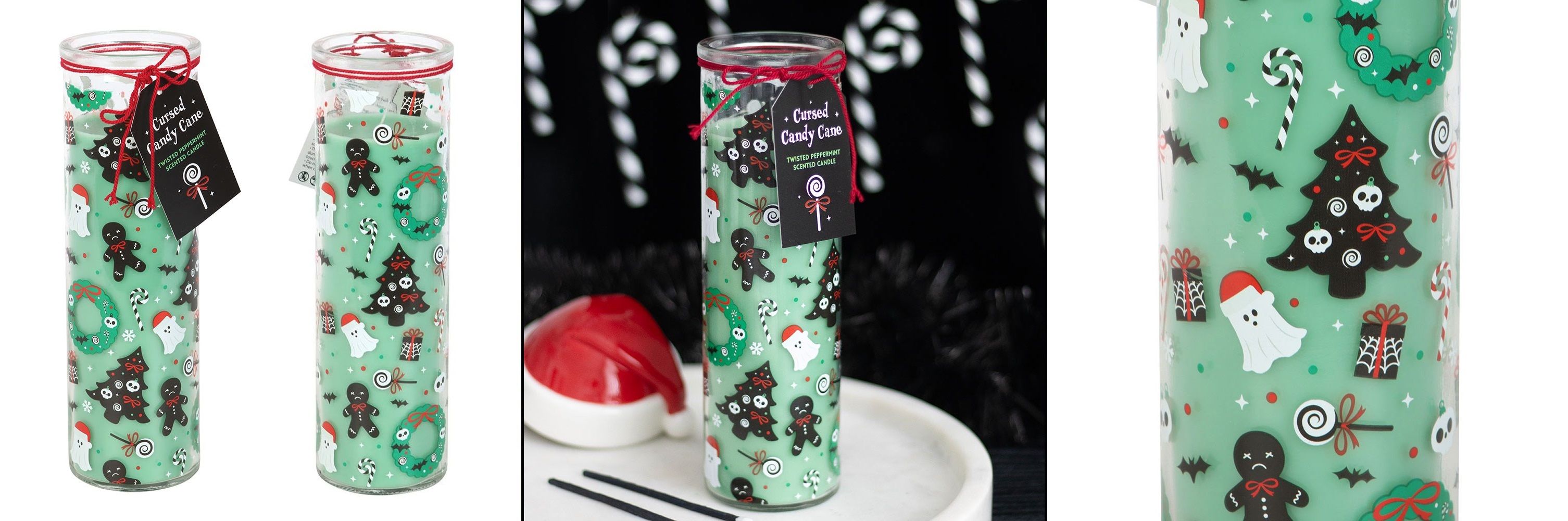 Svíčka vonná ve skle - Merry Creepmas