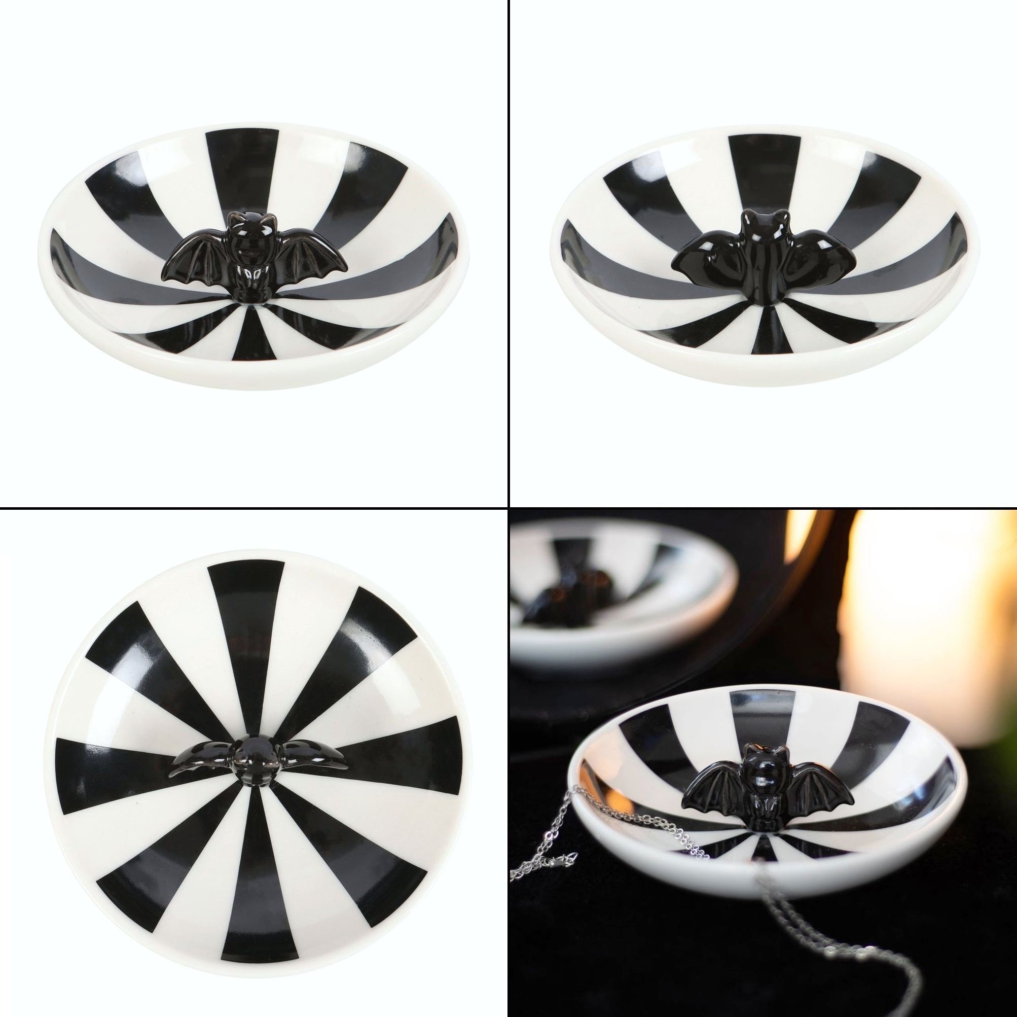 Tácek keramický - Striped Bat