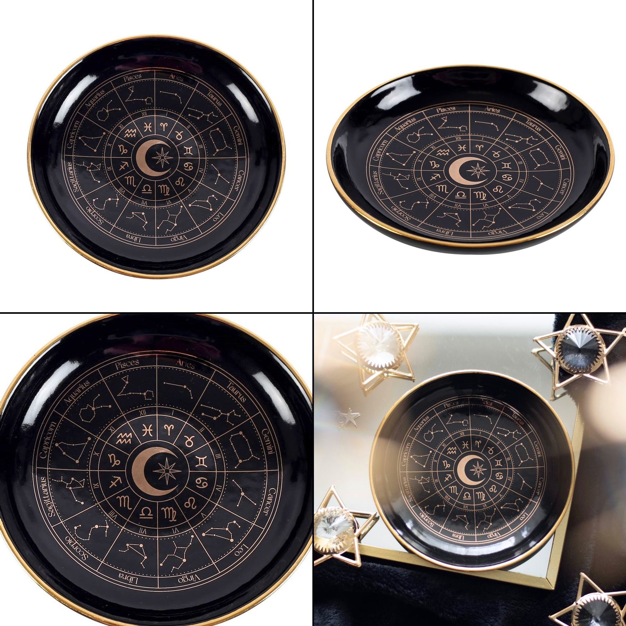 Tácek keramický - Astrology Wheel