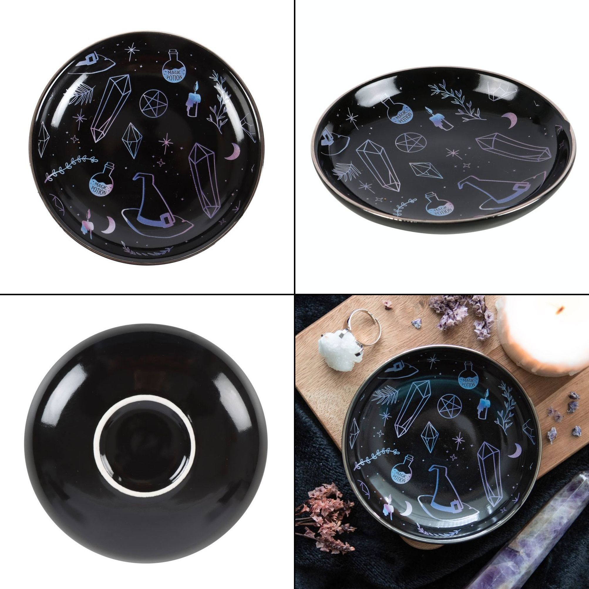 Tácek keramický - Crystal Witch