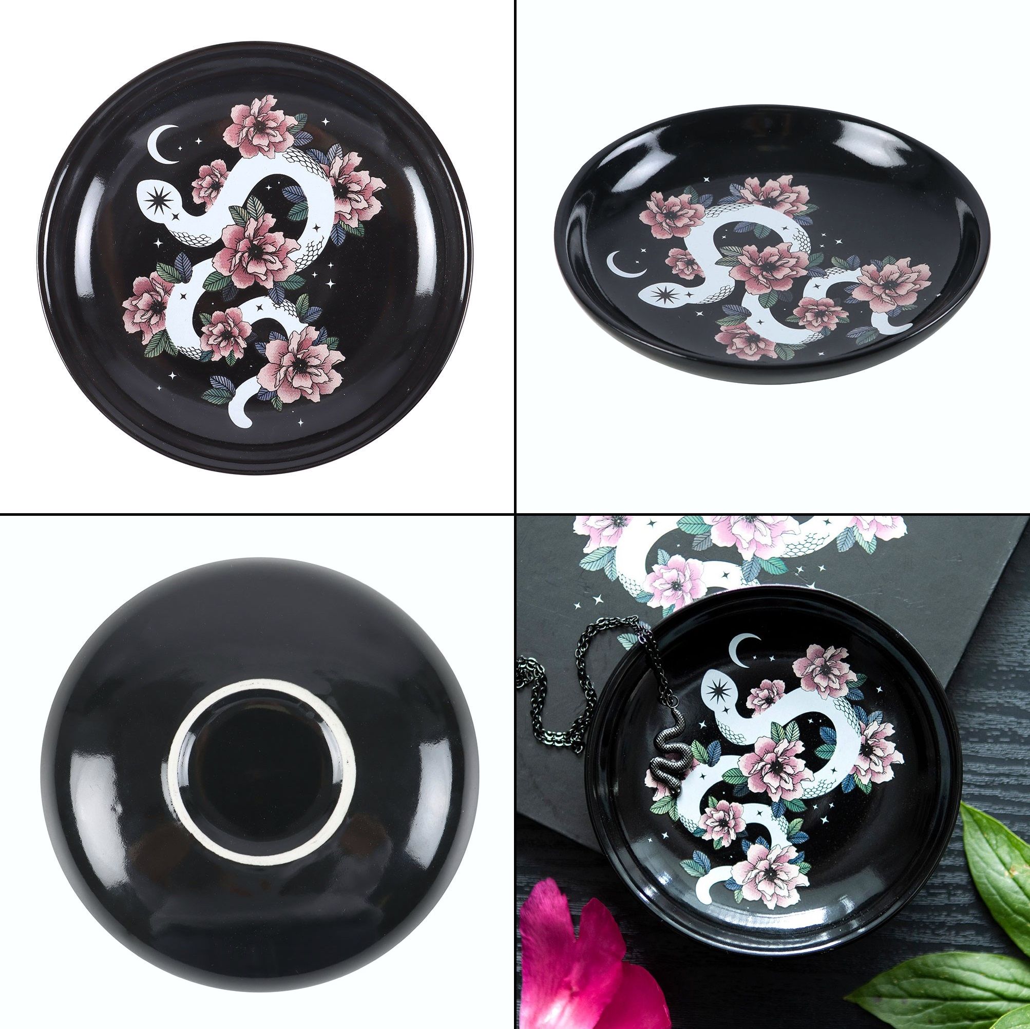 Tácek keramický - Floral Snake