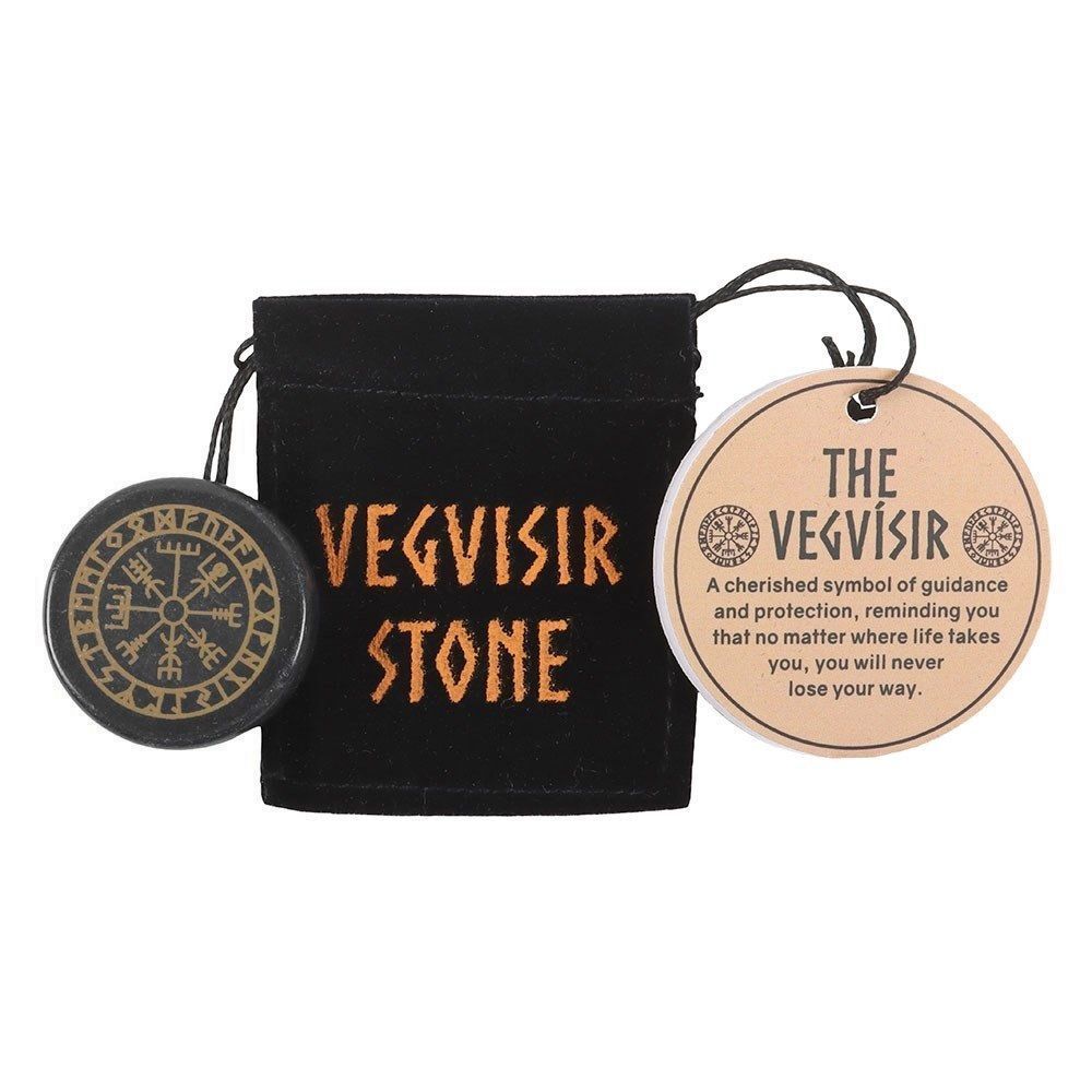 Talisman kámen v sáčku - Vegvísir vikingský kompas
