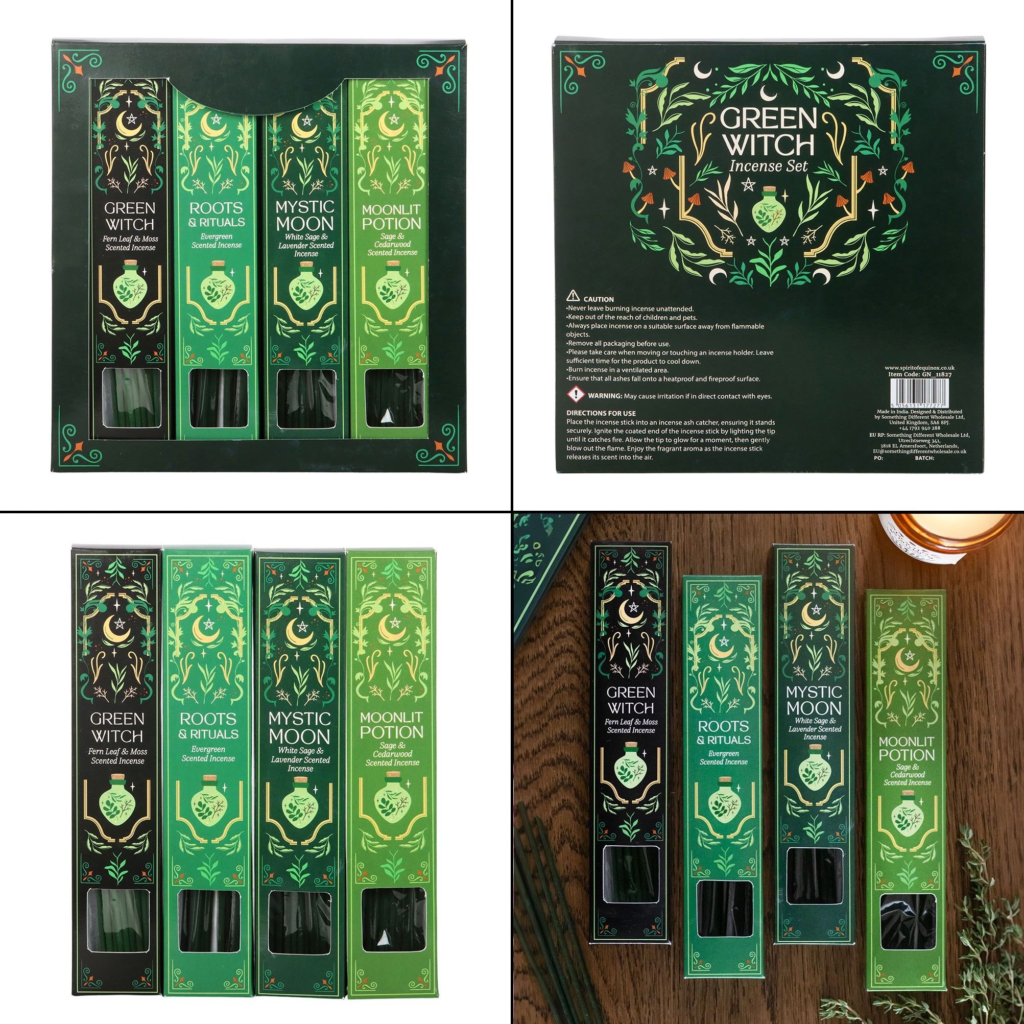 Sada vonných tyčinek - Green Witch