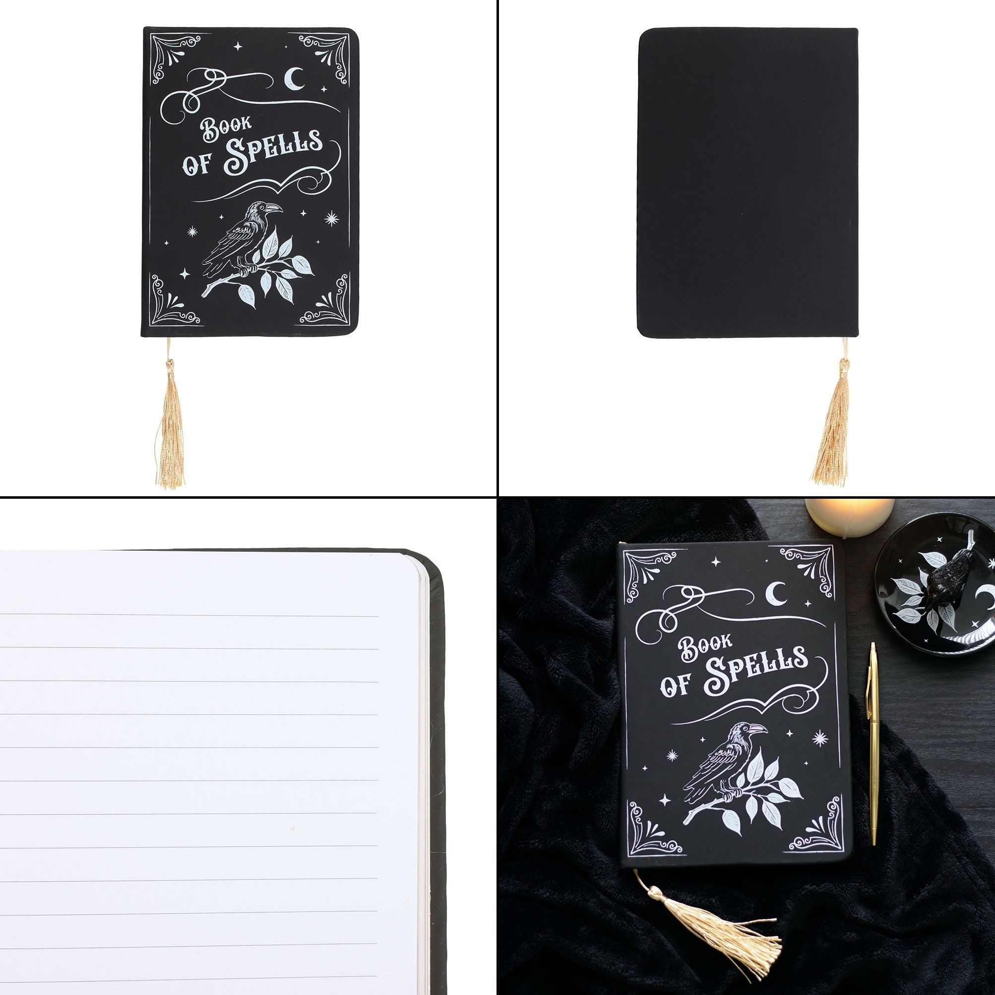 Zápisník - Mystic Raven Book Of Spells