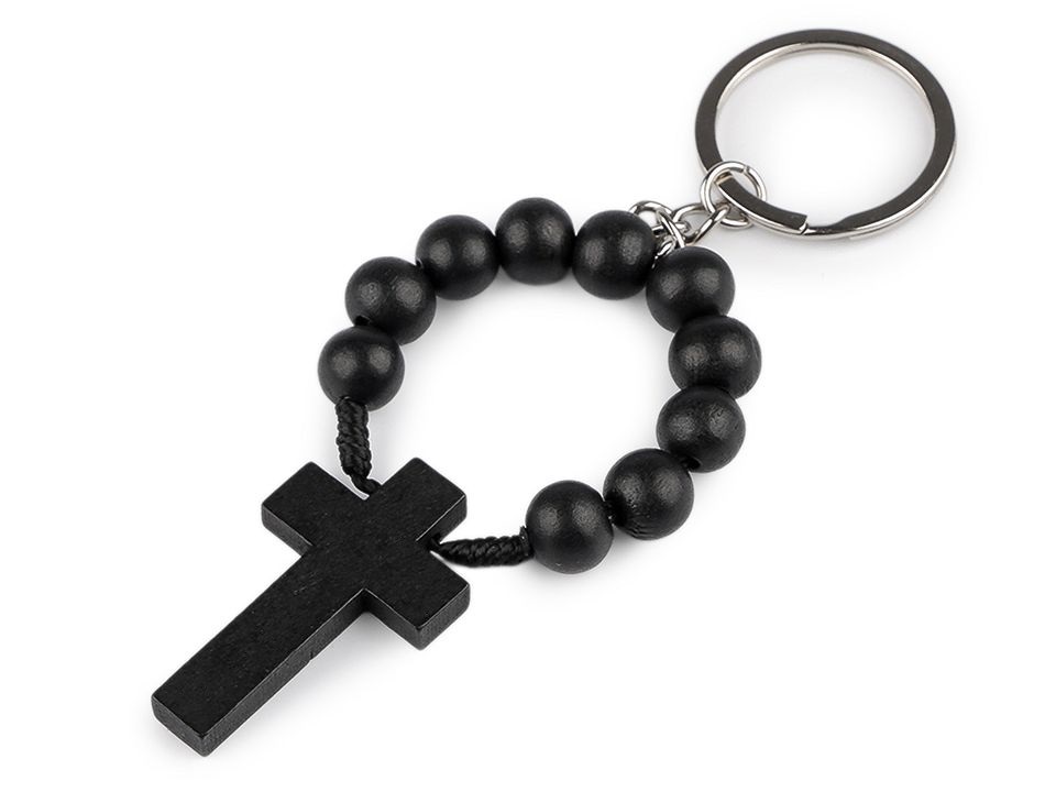 Klíčenka dřevěný desátek růžence